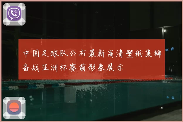 中国足球队公布最新高清壁纸集锦备战亚洲杯赛前形象展示